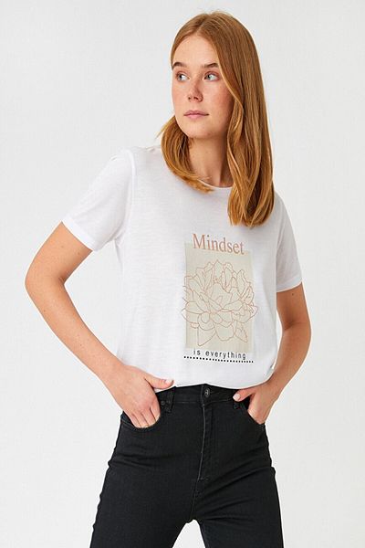 Koton T-Shirt SS - Απλό σχέδιο
