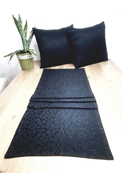 koçaktoptan Runner 40*140 Cm Masa Örtüsü Desenli Jakarlı Kumaş Dikdörtgen