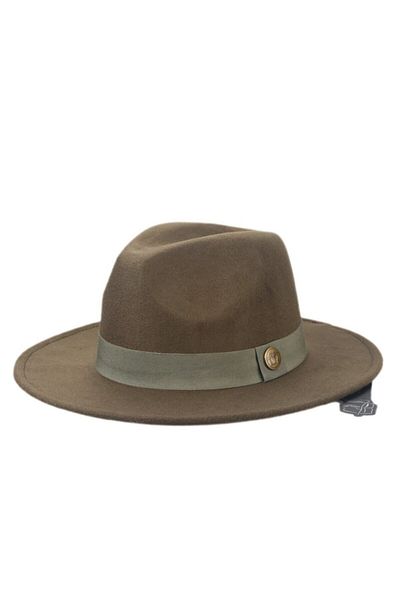 Dilem Accessories Khaki Panama Sombrero Hat