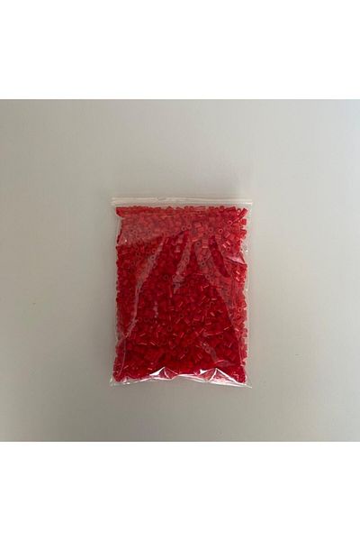 Hdg Χάντρες που κολλούν με σίδερο 1 Kg Κόκκινο (Μέσος όρος 22.000 χάντρες) - Μέγεθος Midi 5 mm