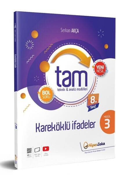 HiperZeka 8. Sınıf Tam Matematik 3 | Kareköklü Sayılar