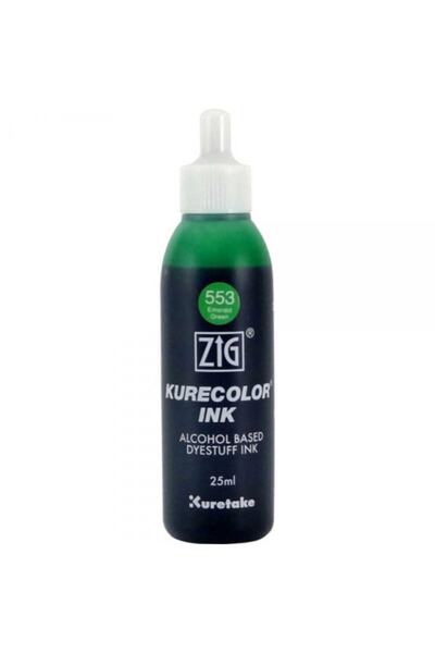 Zig Kurecolor Mürekkep 25ml - 553 Emerald Green