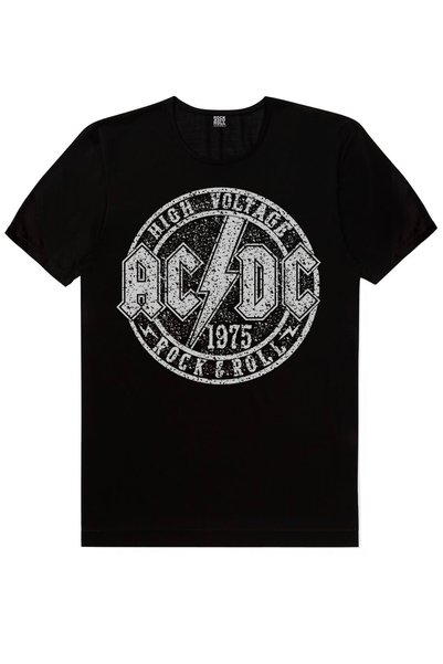 Rock & Roll Dairede Acdc Siyah, Melek Nirvana Beyaz 2'li Eko Paket T-shirt