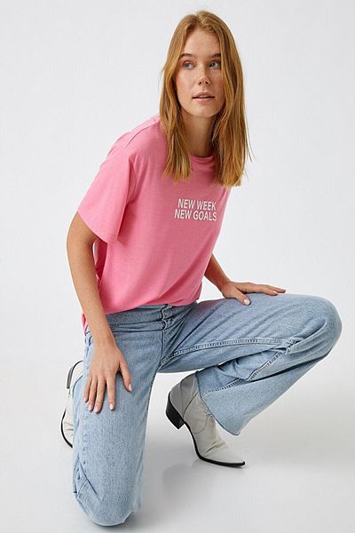 Koton T-Shirt SS - Απλό σχέδιο