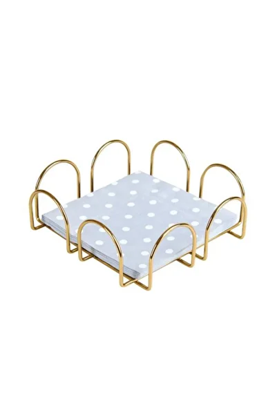 vomex Square Napkin Holder - Gold