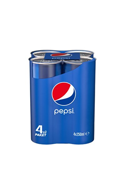 Pepsi 4'lü Pepsi Cola Kutu Kola 4X250 ML.
