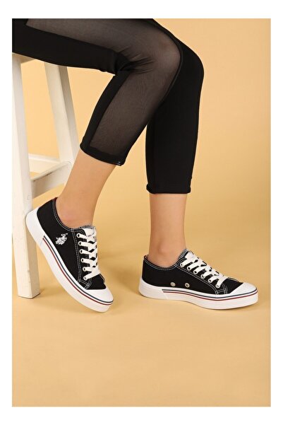 U.S. Polo Assn. Penelope High 2fx Black Women's Sneaker Sports Shoes