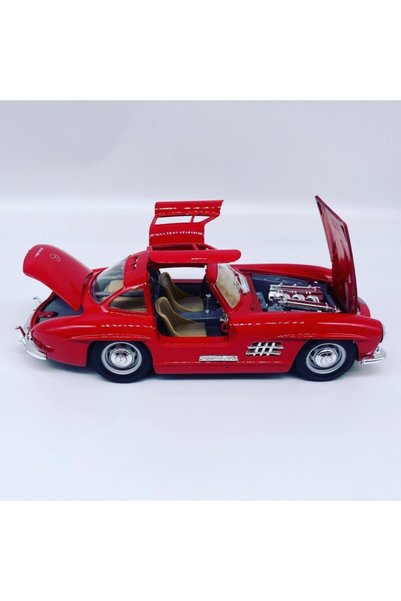 Burago 1:24 Scale Mercedes - Benz 300 Sl Red (1954) Diecast Model Car