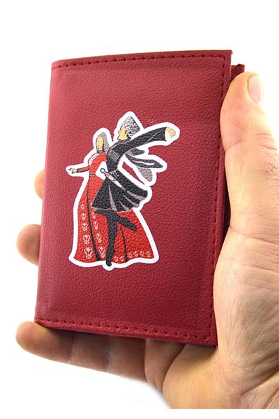 anahtarlıksepeti Car License Container Red - Caucasian Double Dance Figure