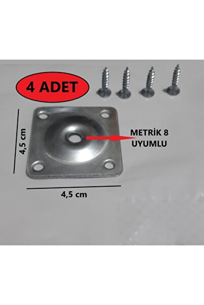 BARERMO Metal Zigon Sehpa Ve Orta Sehpa Masa Dolap Vazo Ayak Bağlantı Aparatı...