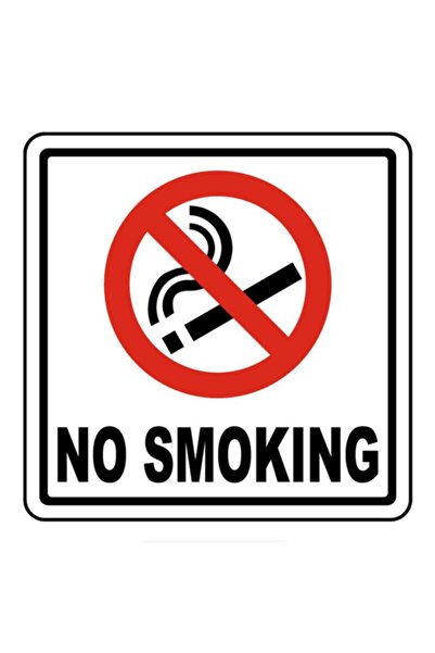 TSC Autocolant de avertizare pentru mașină pentru fumat 16cm