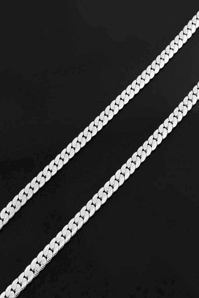 The Collection Urban Ezme Model Stainless Silver Steel Chain Necklace