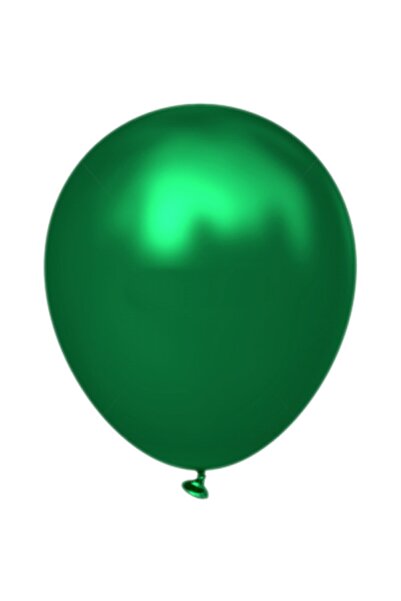 İrem Parti Dükkanı بالون معدني باللون الأخضر الداكن 10 قطع