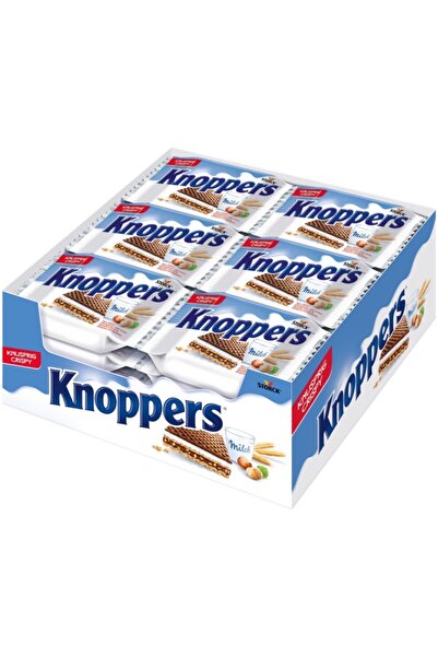 Knoppers Storck Sütlü Fındıklı Gofret Milch 24 x 25 gr 600 G Milch Avantaj Paket