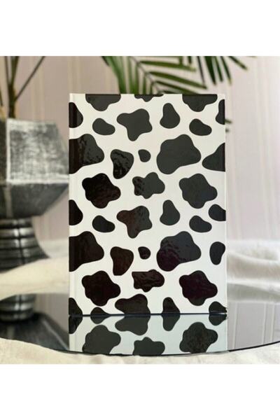 Hediye Molası Inek Tasarımlı Lak Kapaklı Tarihsiz Ajanda