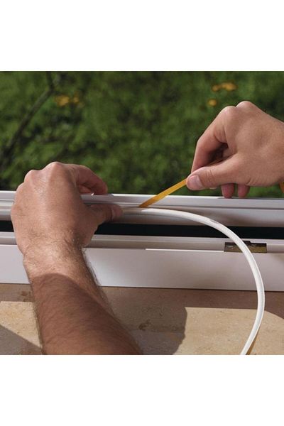 İstanbul E-Hırdavat Rubber Insulation Tape - Wicked White 3x2=6 Mt