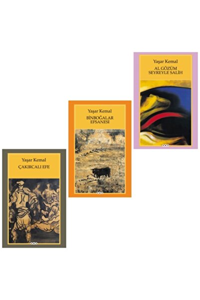 Yapı Kredi Yayınları Çakırcalı Efe - Binboğalar Efsanesi - Al Gözüm Seyreyle Salih, Yaşar Kemal 3 Kitap