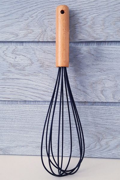 krommet Silicone Whisk with Bamboo Handle