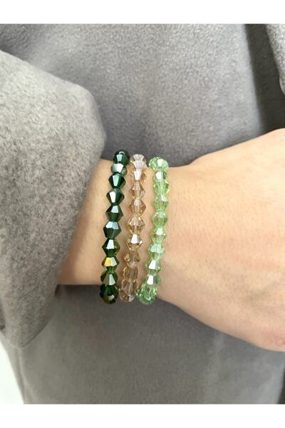 Padore Accessory Very Elegant| Crystal Detail 3 Pieces Women's Bracelet