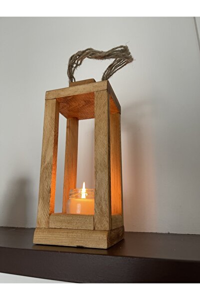 BİGWOODWORKERS Ahşap Mumluk