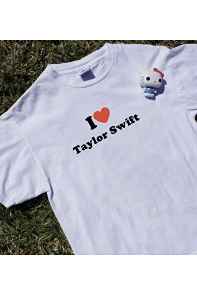 TIMESWASTINGIRL Tricou I Love Taylor Swift