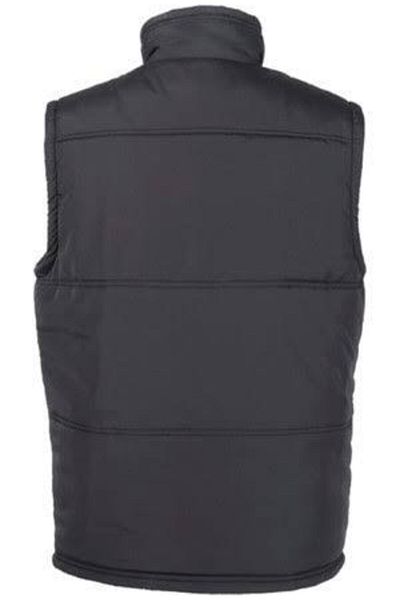 Seher Men's Navy Blue Multi-Pocket Puffer Vest with Fleece Inside
