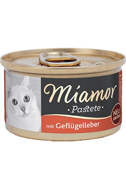 Miamor Pastete Ciğerli Yetişkin Kedi Konservesi 85 Gr (12 Adet)