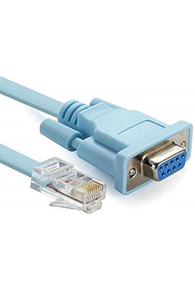 Alfais 4335 Rj45 To Rs232 9 Pin Cat5e 6 Çevirici Dönüştürücü Adaptör Ethernet...