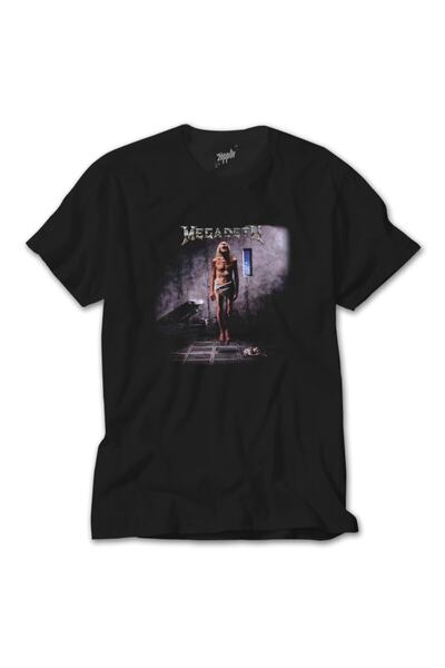 Z zepplin Megadeth Countdown To Extinction Черна тениска