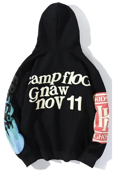 Trendiz Kanye Oversize Sweatshirt Hoodie Schwarz Tr30026
