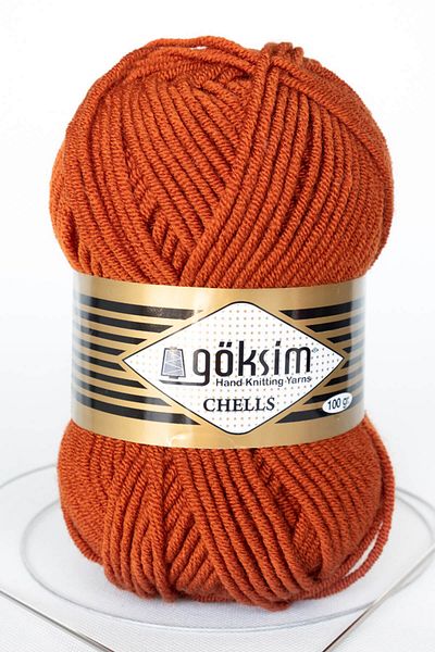 LaVita Yarn Chells Brick Color Fire de tricotat Fire Taka - 9729