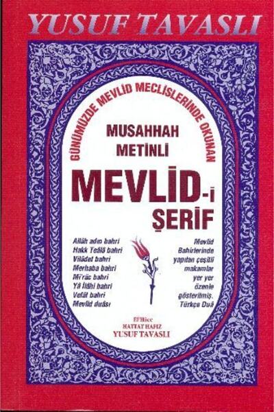 Genel Markalar Musahhah Metinli Mevlid-i Şerif (b13) - Yusuf Tavaslı