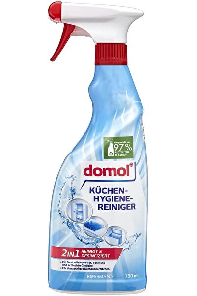 DOMOL Mutfak Yüzey Temizleyici Hijyen Spreyi 750 Ml Çöp Torbası