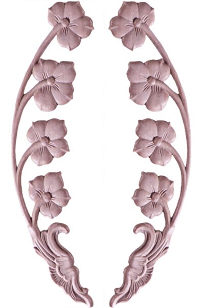 Woodart Decor Kontra Baskılı Aplik (42 * 12 CM)