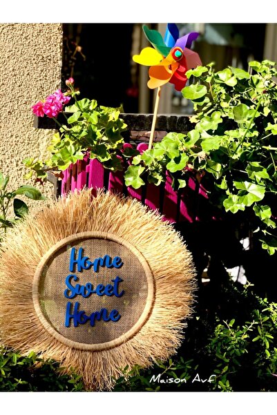 Raffia Wall Ornament M066