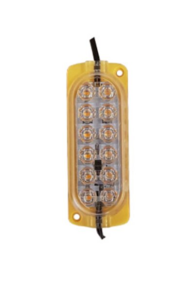 Hazar Led 12 Volt 12 Ledli 2.4 Watt Animasyonlu Çakar Modül Sarı