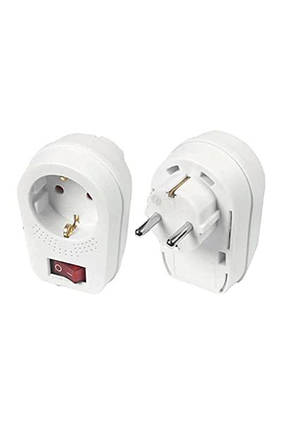 VİKO Single Switch Grounded Plug Socket 1-Piece Single Switched Socket