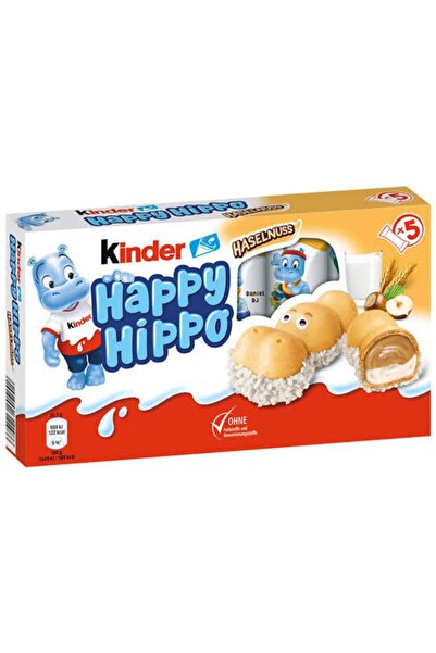 Kinder Happy Hippo Haselnuss Yeni X5 Adet