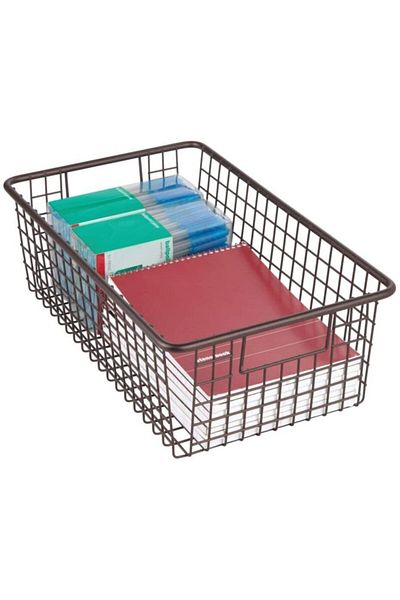 GO DEKOR Black Medium Size Multi-Purpose Basket