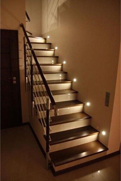 fullreyon 1. Sınıf Kare Sensörsüz Gün Işığı Led Spot Merdiven Basamak Ve Koridor Armatürü.