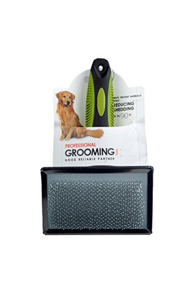 Generic Brand Plastic Handle Wire Comb 17.3X12.1X2.9 Cm: Dog Cat Hair Collect...