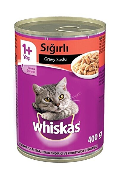 Whiskas Kedi Maması Kons Sığırlı 400 Gr