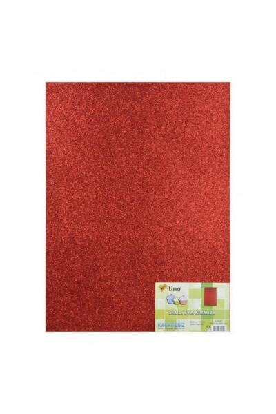 Lino Glitter Eva 50X70 Cm. 10 Pieces Red