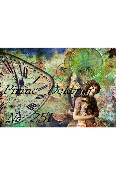 LİNEART Brass Decopage No:251