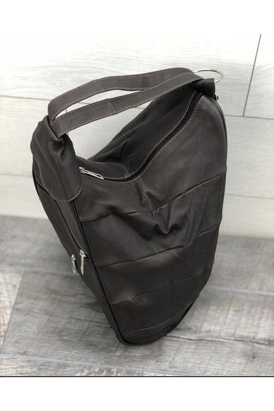 Deribag Rucsac maro din piele naturală. 26*36*15 cm