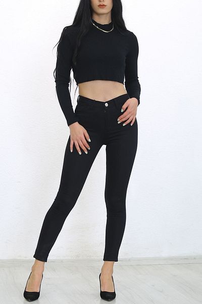 LİMABEL Colorfast Black Skinny Jeans Lycra High Waist Lycra Jeans