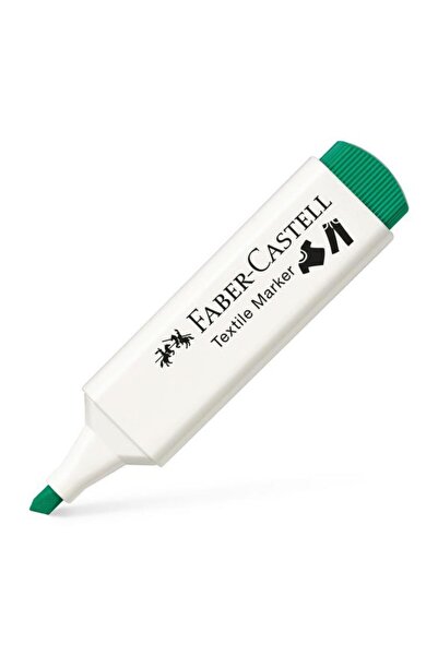Faber Castell Фабер-Кастел зелен маркер за текстил