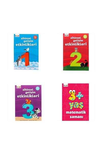 Eolo البث 3+ أحداث التنمية العقلية للعمر ووقت الرياضيات (4 كتب)