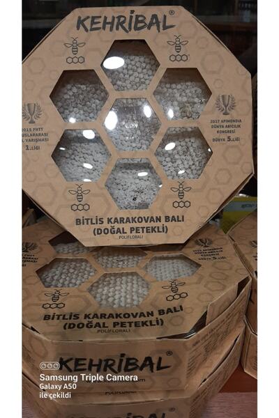 ÇAVUŞOĞLU KURUYEMİŞ Kehribal Kara Kovan Petek Bal 1300gr