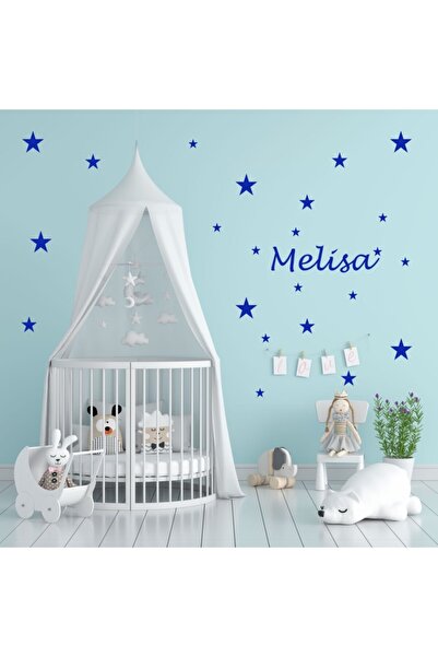 TRC TRAFİK Bebek Odası Çocuk Odası Sticker Kişiye Özel Isimli Yıldız Sticker ...